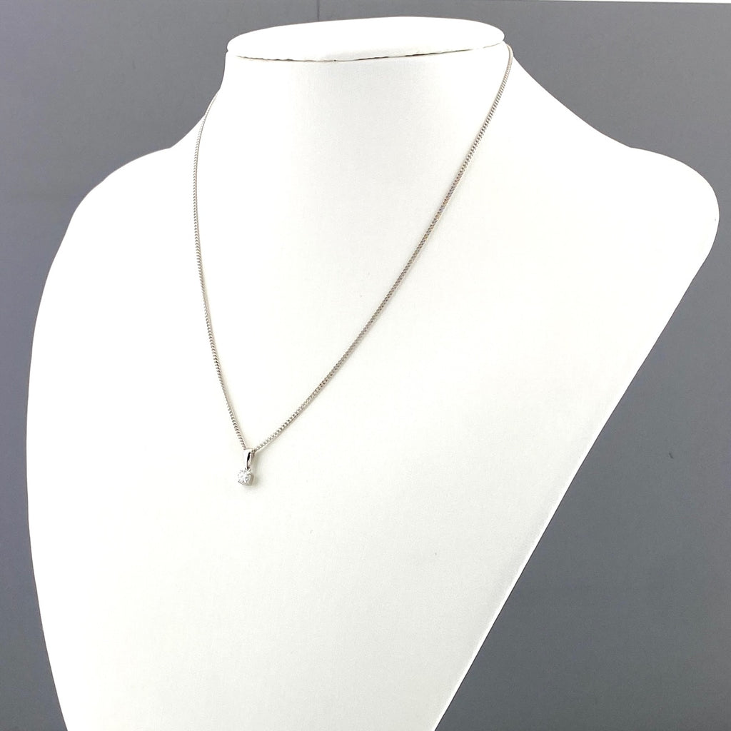 約39cm メレダイヤ ネックレス プラチナ ペンダント Pt900 Pt850 ダイヤモンド レディース 【中古】nbjwl