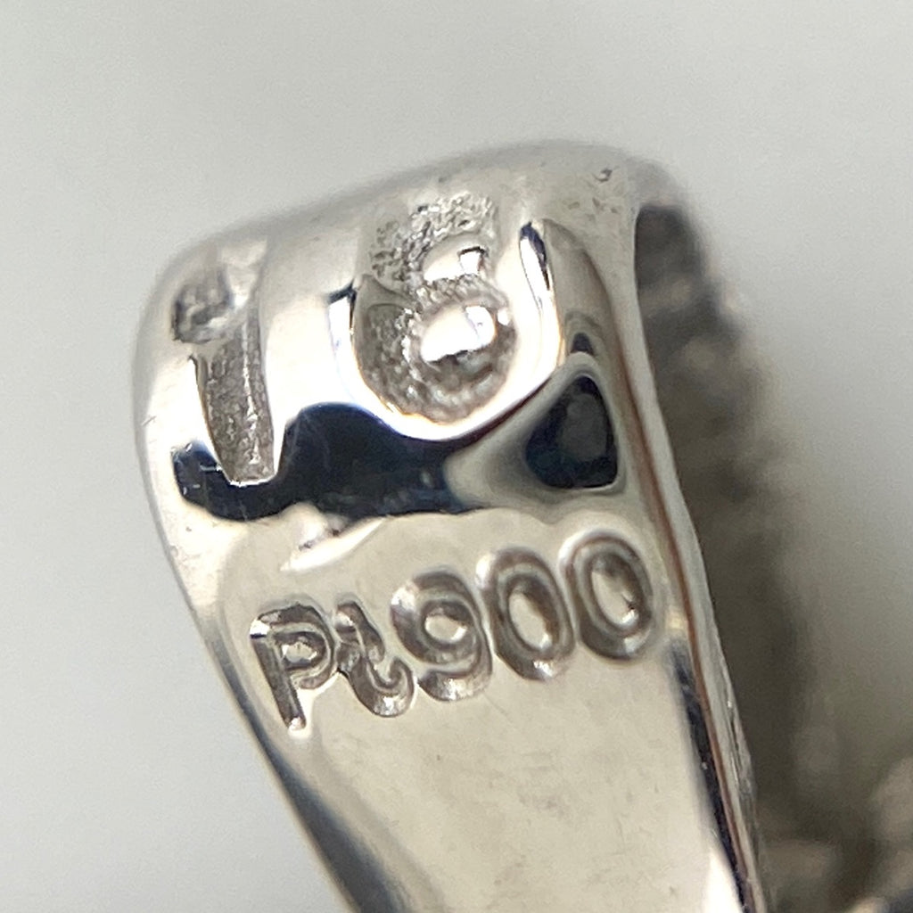 約39cm メレダイヤ ネックレス プラチナ ペンダント Pt900 Pt850 ダイヤモンド レディース 【中古】nbjwl