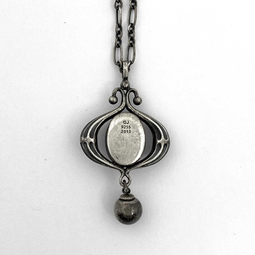 ジョージジェンセン デザイン ネックレス 2013 ラピスラズリ ネックレス シルバー925 シルバー レディース 【中古】bracc