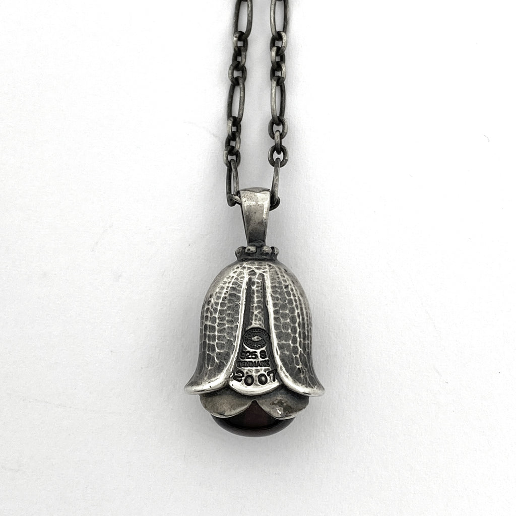 ジョージジェンセン デザイン ネックレス 2007 ガーネット ネックレス シルバー925 シルバー レディース 【中古】bracc