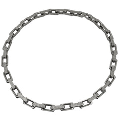 ルイ・ヴィトン チェーン モノグラム レディース ネックレス メタル シルバー メンズ 【中古】bracc