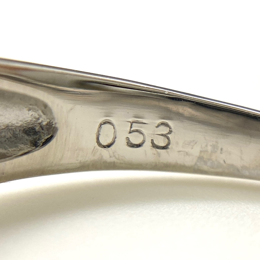 メレダイヤ デザインリング プラチナ 指輪 リング 16号 Pt900 ダイヤモンド レディース 【中古】nbjwl