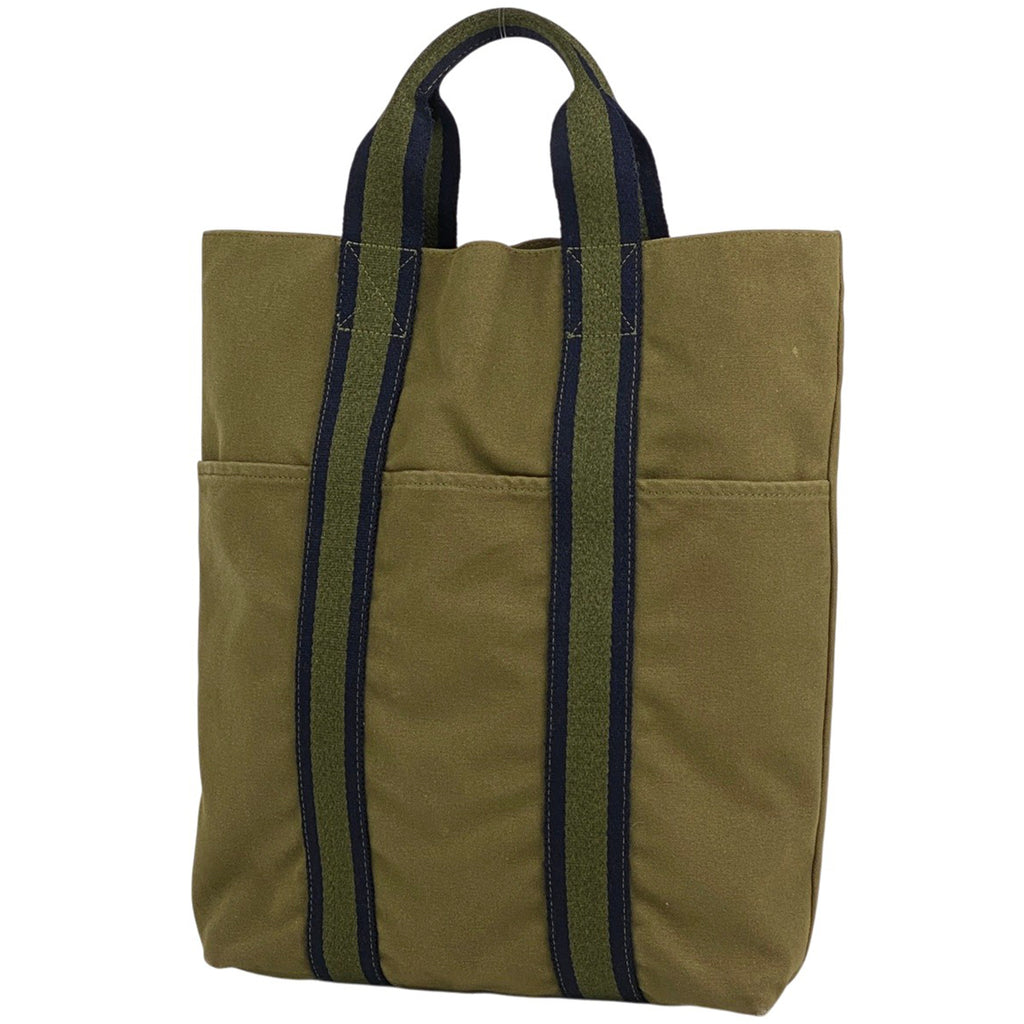 エルメス フールトゥ カバス ハンドバッグ トートバッグ キャンバス カーキ レディース 【中古】brbag