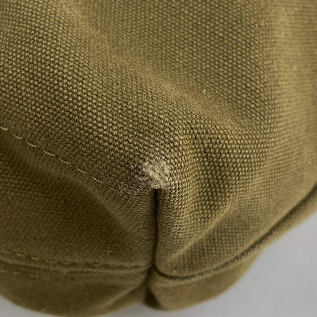 エルメス フールトゥ カバス ハンドバッグ トートバッグ キャンバス カーキ レディース 【中古】brbag