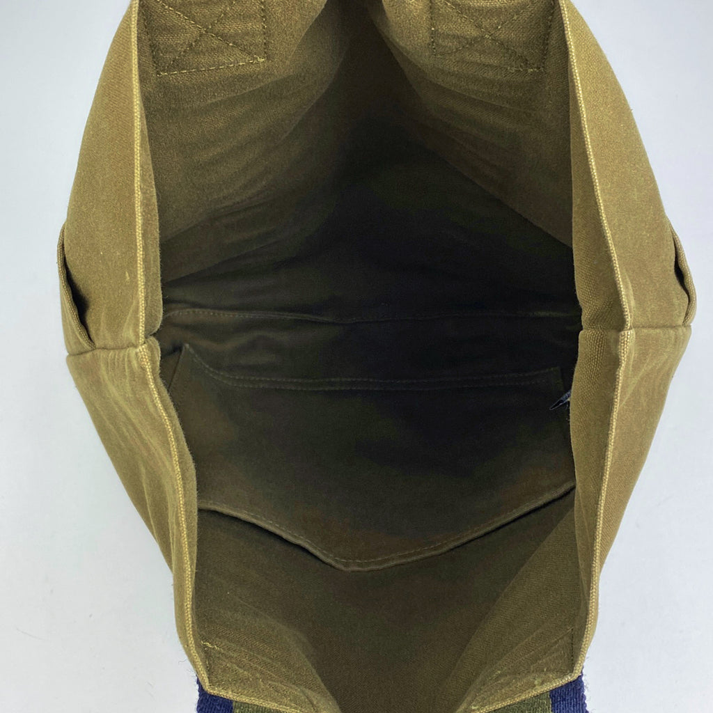 エルメス フールトゥ カバス ハンドバッグ トートバッグ キャンバス カーキ レディース 【中古】brbag