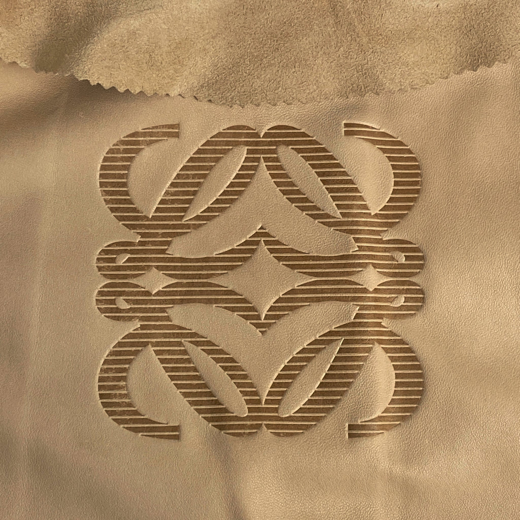 ロエベ ロゴボタン テーラードジャケット シングル レザージャケット アウター テーラードジャケット 羊革 ベージュ メンズ 【中古】brapp