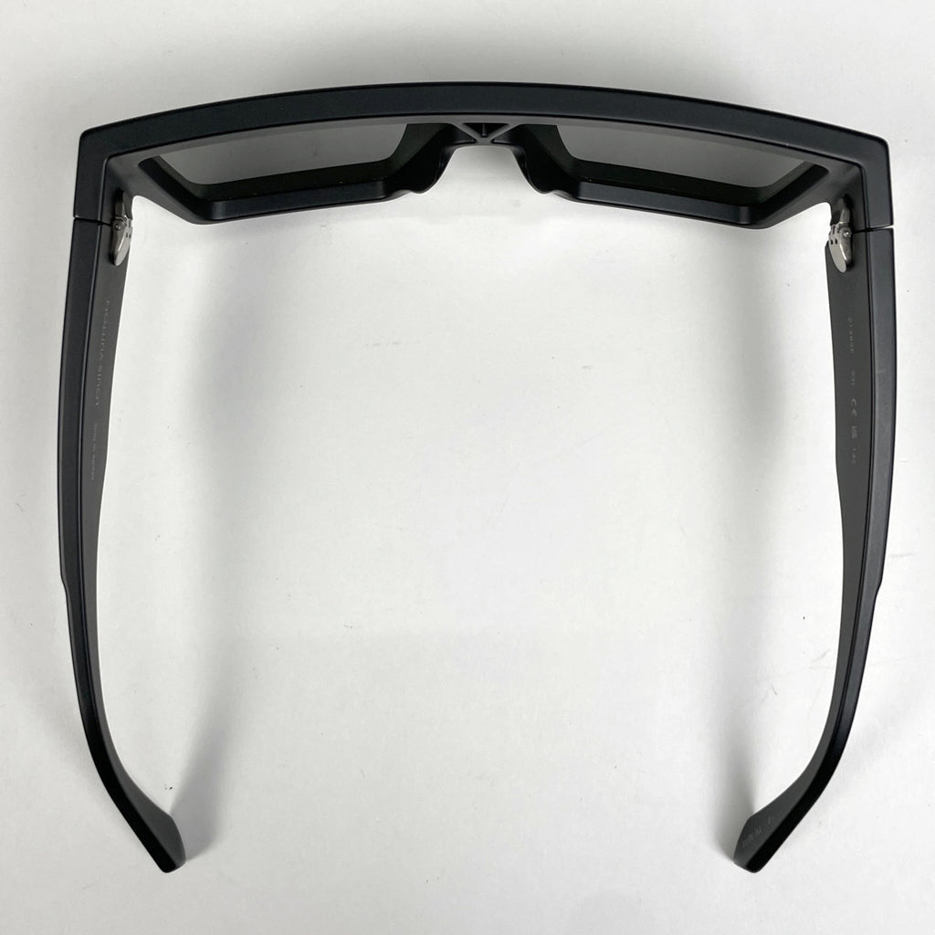 ルイ・ヴィトン LVワイメア L アイウェア モノグラム スタッズ プラスチック サングラス アセテート ブラック Z1583E メンズ 【中古】brbag