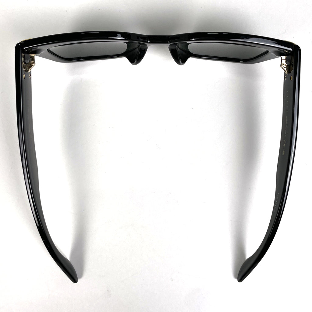 グッチ GGロゴ サングラス アイウェア サングラス プラスチック ブラック ゴールド GG1690K メンズ 【中古】brbag