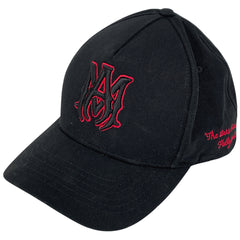 アミリ AMIRI ロゴ キャップ エンブレム スター 星 帽子 キャップ 綿 ブラック メンズ 【中古】brapp