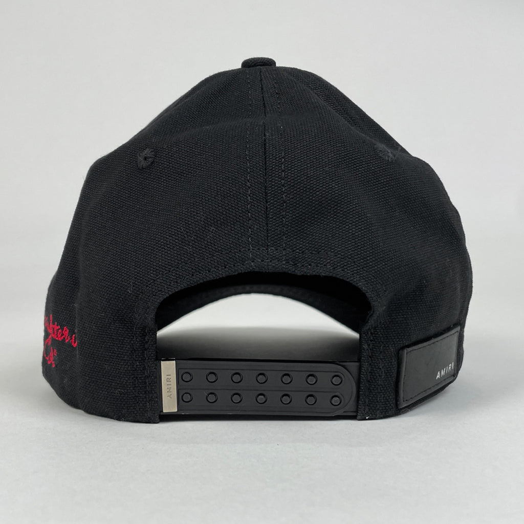 アミリ AMIRI ロゴ キャップ エンブレム スター 星 帽子 キャップ 綿 ブラック メンズ 【中古】brapp