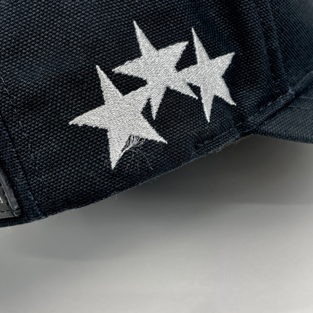 アミリ AMIRI ロゴ キャップ エンブレム スター 星 帽子 キャップ 綿 ブラック メンズ 【中古】brapp