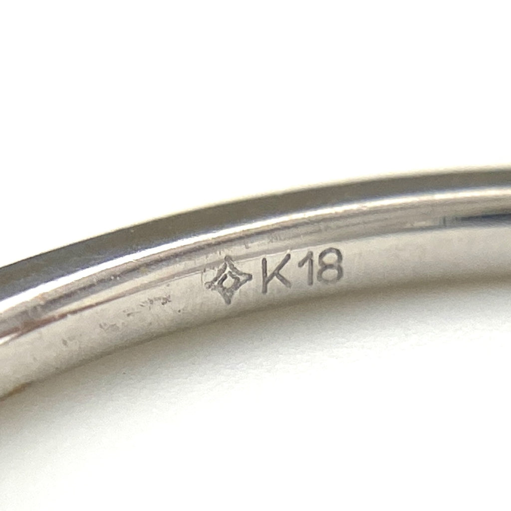 GSTV スリーカラー デザインリング YG イエローゴールド 指輪 メレダイヤ ３連 リング 12.5号 K18 ダイヤモンド レディース 【中古】brjwl