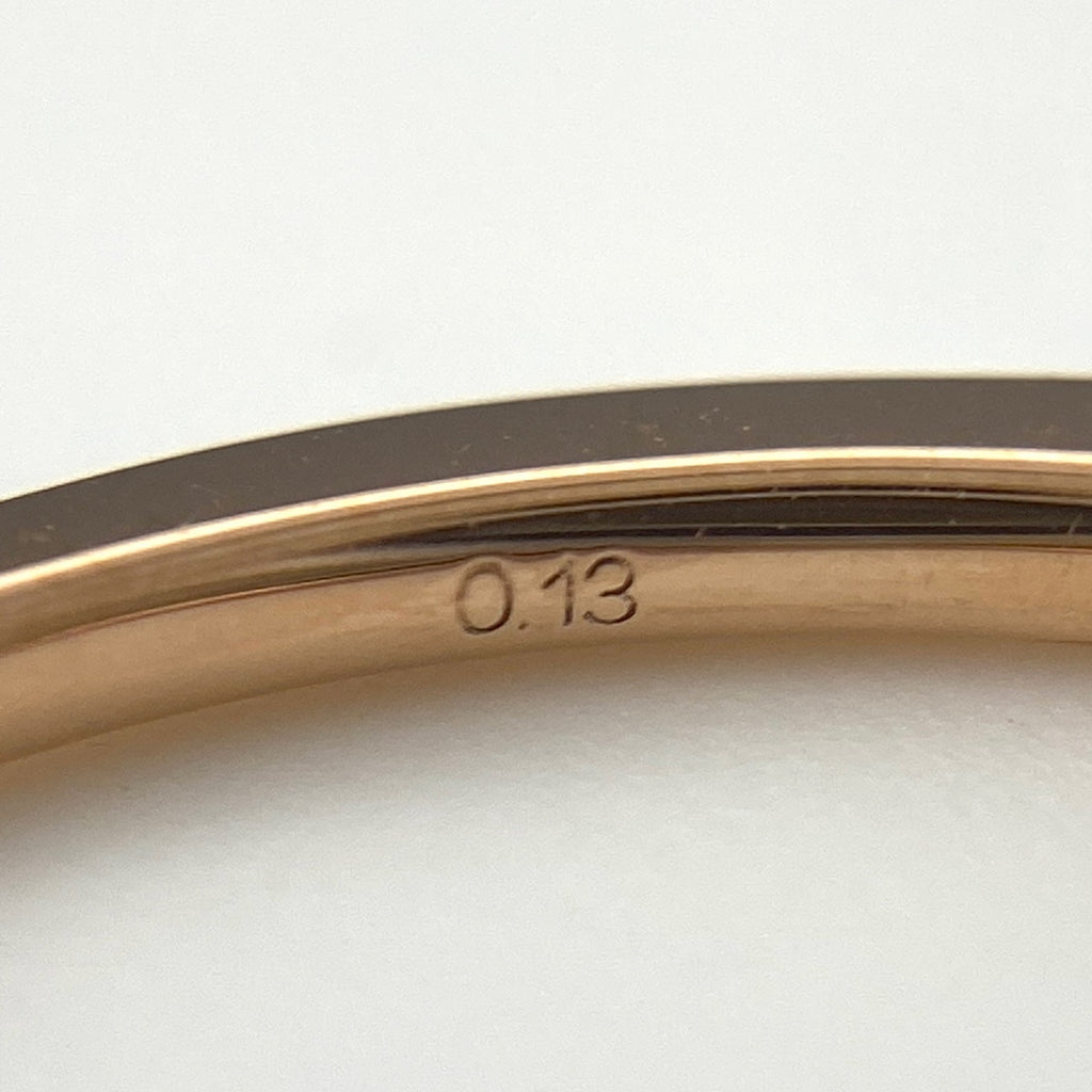 GSTV スリーカラー デザインリング YG イエローゴールド 指輪 メレダイヤ ３連 リング 12.5号 K18 ダイヤモンド レディース 【中古】brjwl