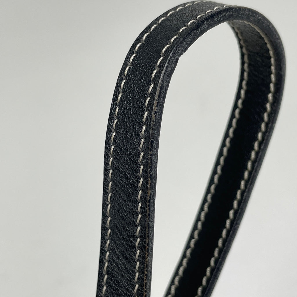 クリスチャンディオール ロゴ ショルダーバッグ 斜め掛け ショルダーバッグ レザー ブラック レディース 【中古】brbag