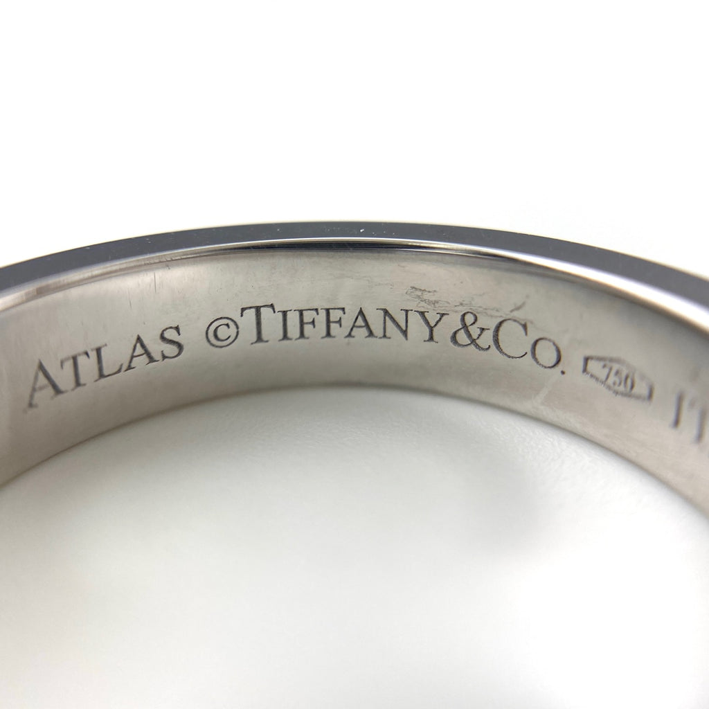 ティファニー アトラス リング WG ホワイトゴールド 指輪 メレダイヤ リング 9号 750 ダイヤモンド レディース 【中古】brjwl