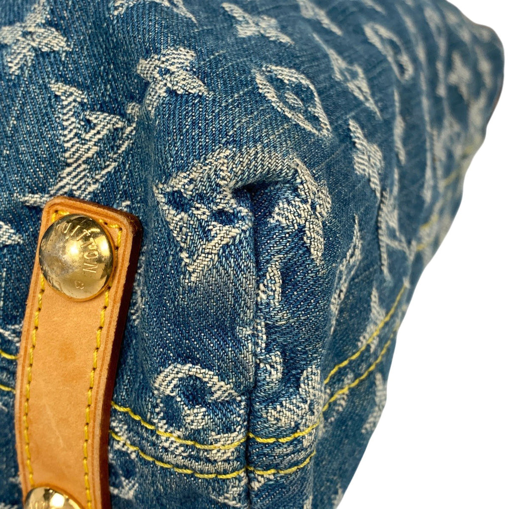 ルイ・ヴィトン バギー GM 斜め掛け ショルダーバッグ モノグラムデニム ブルー M95048 レディース 【中古】brbag