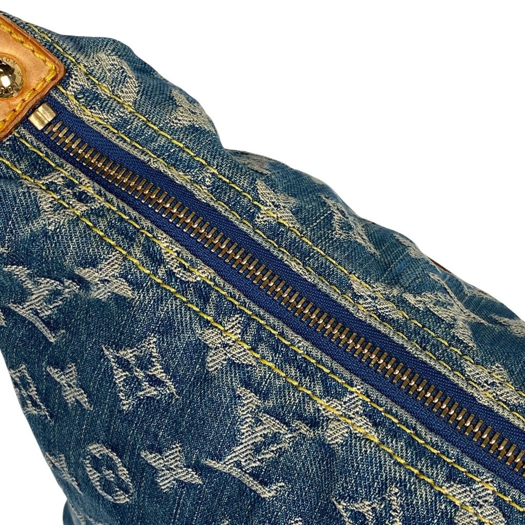 ルイ・ヴィトン バギー GM 斜め掛け ショルダーバッグ モノグラムデニム ブルー M95048 レディース 【中古】brbag