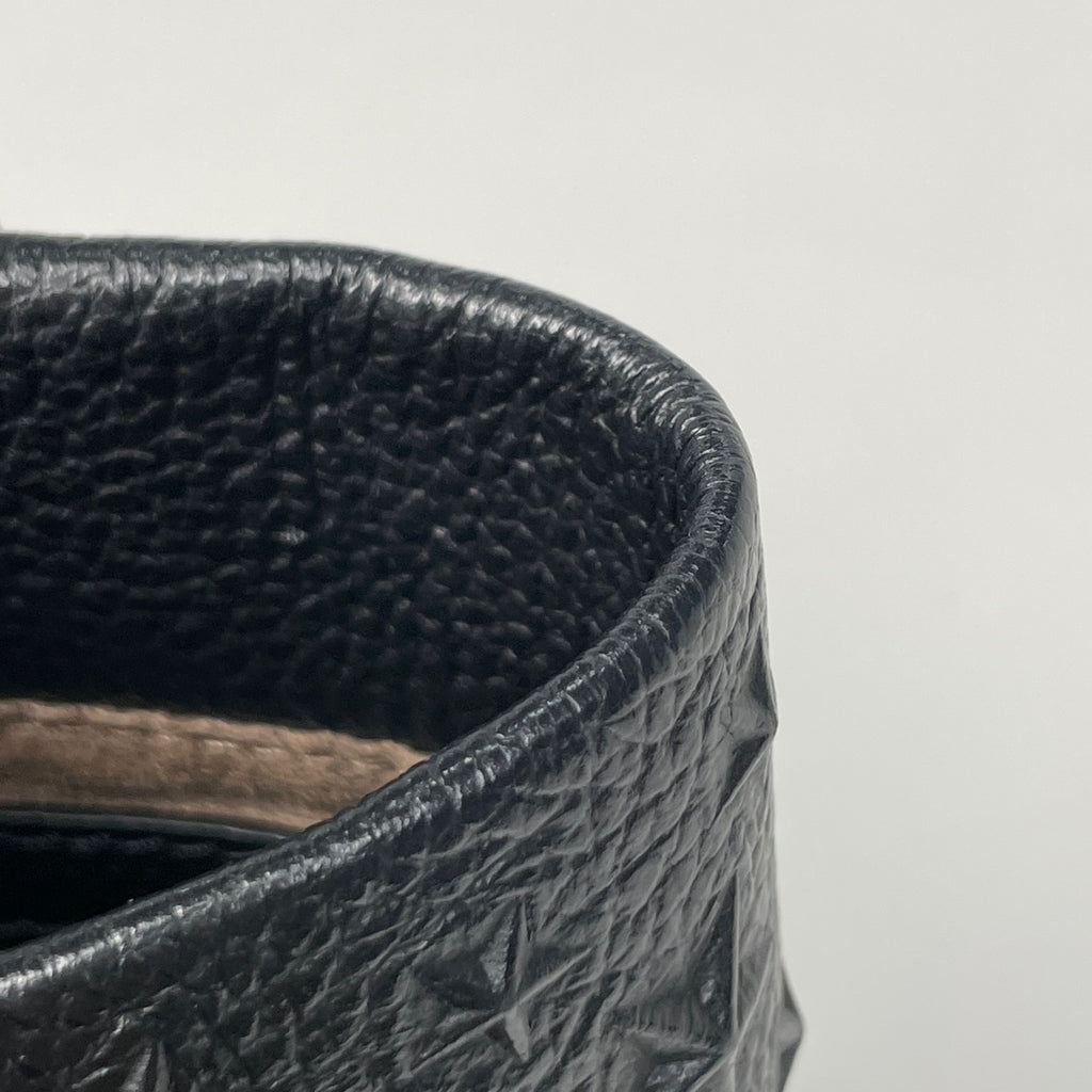 ジミーチュウ ロゴ トートバッグ スタースタッズ ショルダーバッグ トートバッグ レザー ブラック レディース 【中古】brbag