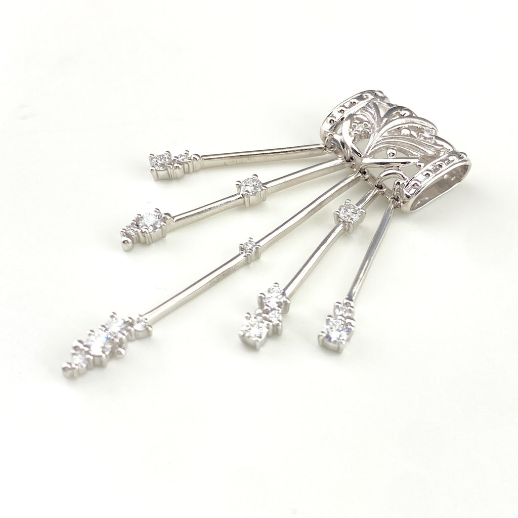 山本真理 メレダイヤ ペンダントトップ プラチナ ペンダントトップ Pt900 ダイヤモンド レディース 【中古】brjwl