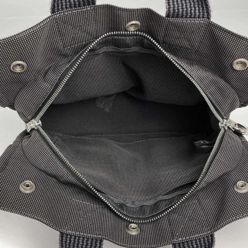 エルメス エールライン トート PM ハンドバッグ トートバッグ ナイロンキャンバス グレー レディース 【中古】brbag