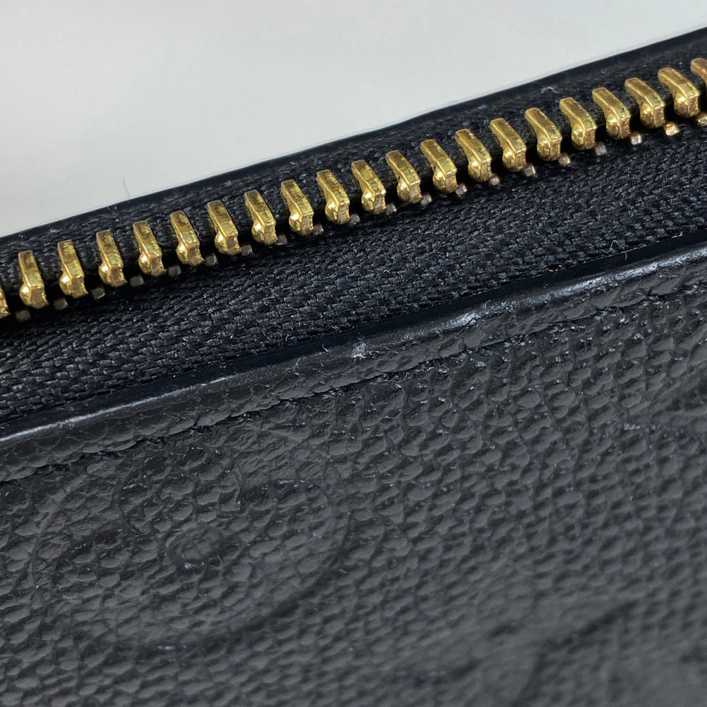 ルイ・ヴィトン ジッピーウォレット ヴェルティカル モノグラム ラウンドジップ ラウンドファスナー 長財布 トリヨン ノワール(ブラック) M69047 メンズ 【中古】brbag