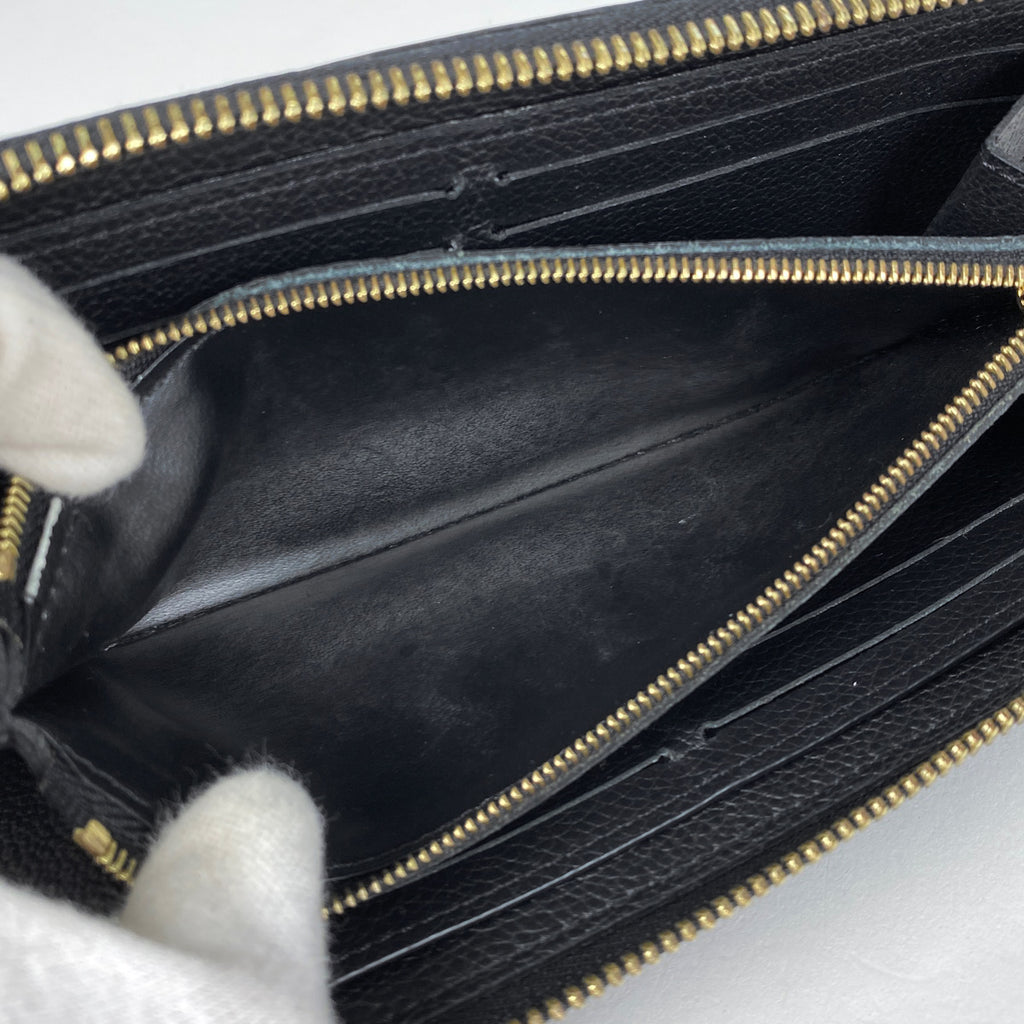 ルイ・ヴィトン ジッピーウォレット ヴェルティカル モノグラム ラウンドジップ ラウンドファスナー 長財布 トリヨン ノワール(ブラック) M69047 メンズ 【中古】brbag