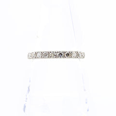 メレダイヤ デザインリング プラチナ 指輪 リング 18号 Pt900 ダイヤモンド メンズ 【中古】nbjwl