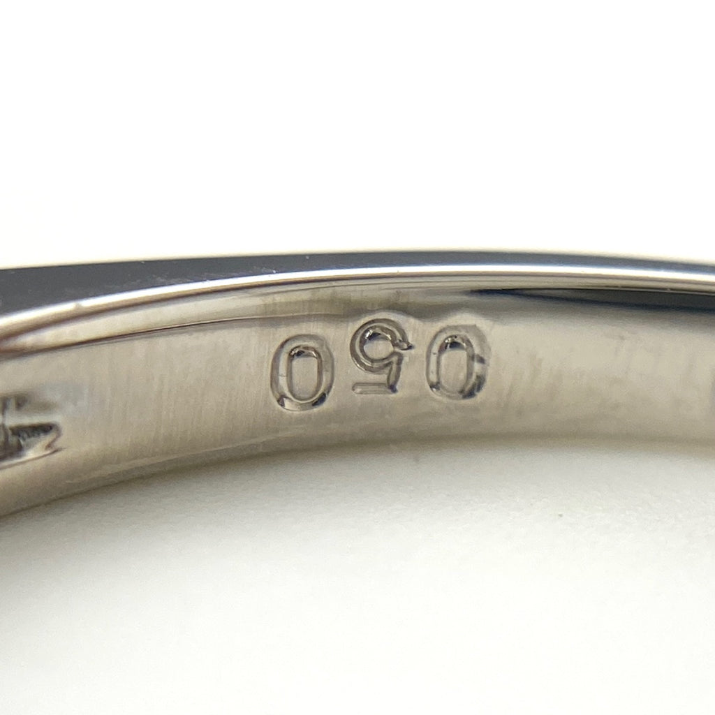 メレダイヤ デザインリング プラチナ 指輪 リング 18号 Pt900 ダイヤモンド メンズ 【中古】nbjwl