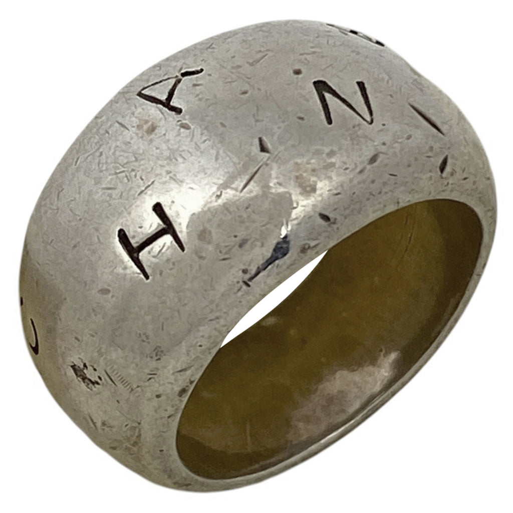 シャネル ロゴ リング 指輪 リング 14.5号 シルバー925 シルバー レディース 【中古】bracc