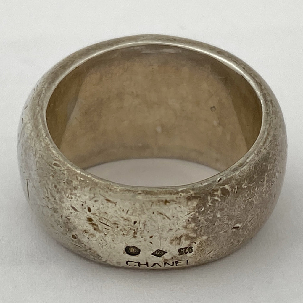 シャネル ロゴ リング 指輪 リング 14.5号 シルバー925 シルバー レディース 【中古】bracc
