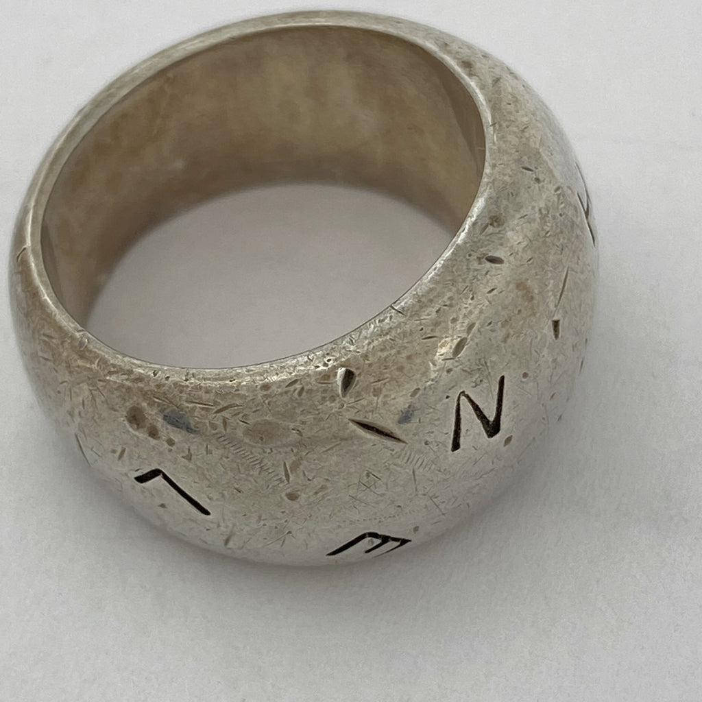 シャネル ロゴ リング 指輪 リング 14.5号 シルバー925 シルバー レディース 【中古】bracc