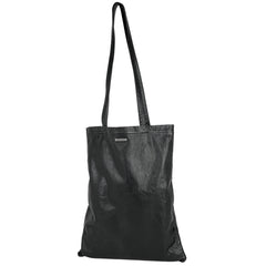 サンローラン ロゴ トートバッグ ハンドバッグ トートバッグ レザー ブラック レディース 【中古】brbag