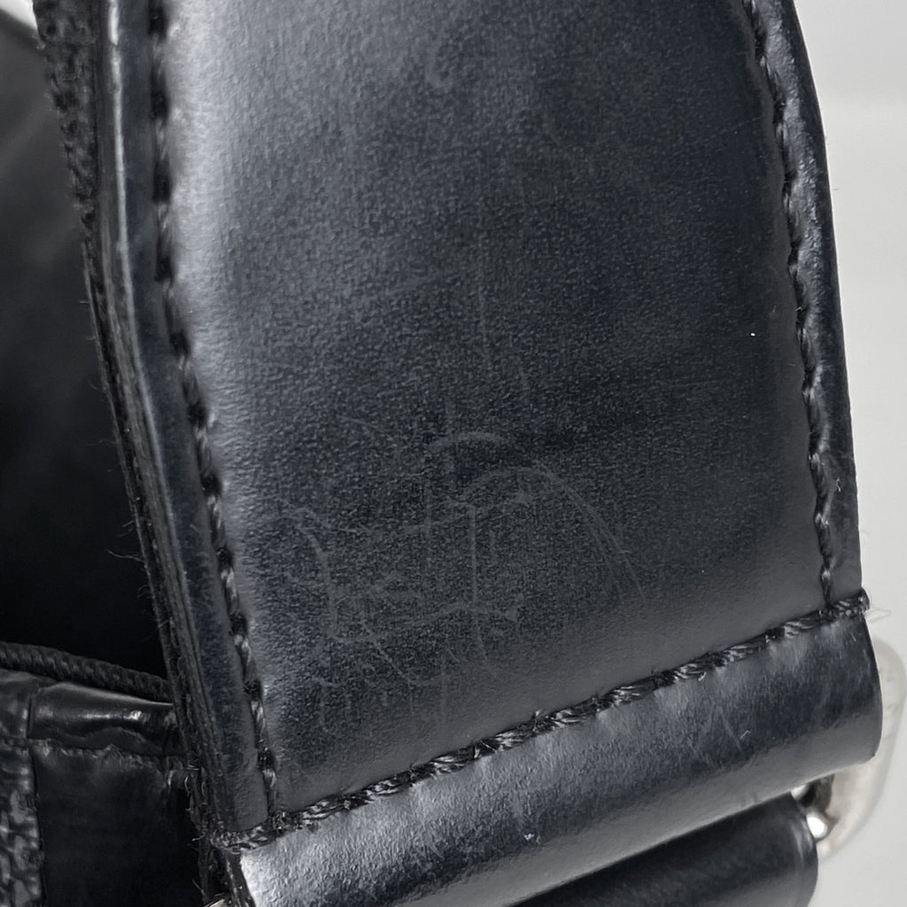 ルイ・ヴィトン ディストリクト PM NM 斜め掛け ショルダーバッグ ダミエグラフィット ノワール(ブラック) N41028 メンズ 【中古】brbag