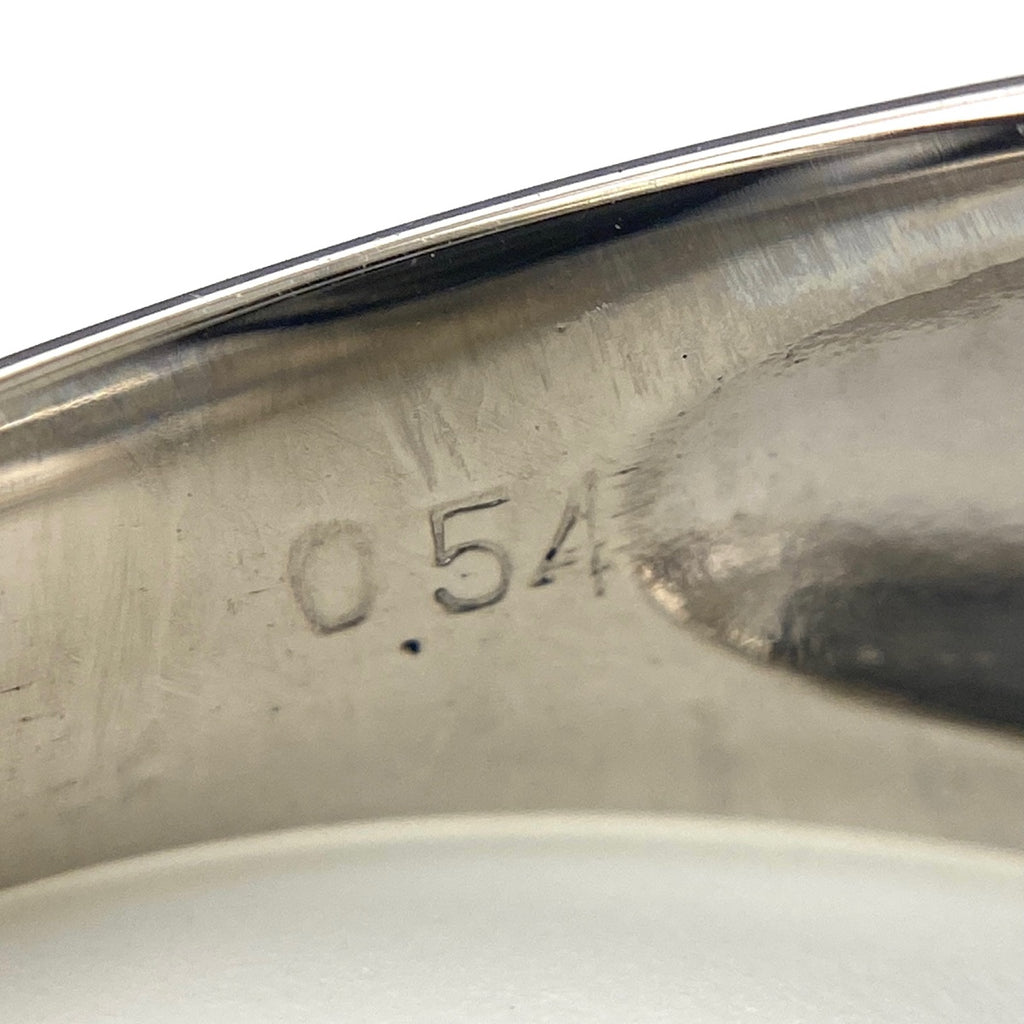 ダイヤモンド Pt900 フラワー リング 15.5号 0.54ct レディース 中古 nbjwl