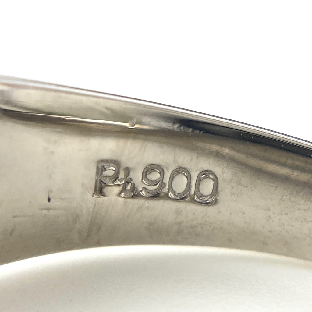 ダイヤモンド Pt900 フラワー リング 15.5号 0.54ct レディース 中古 nbjwl