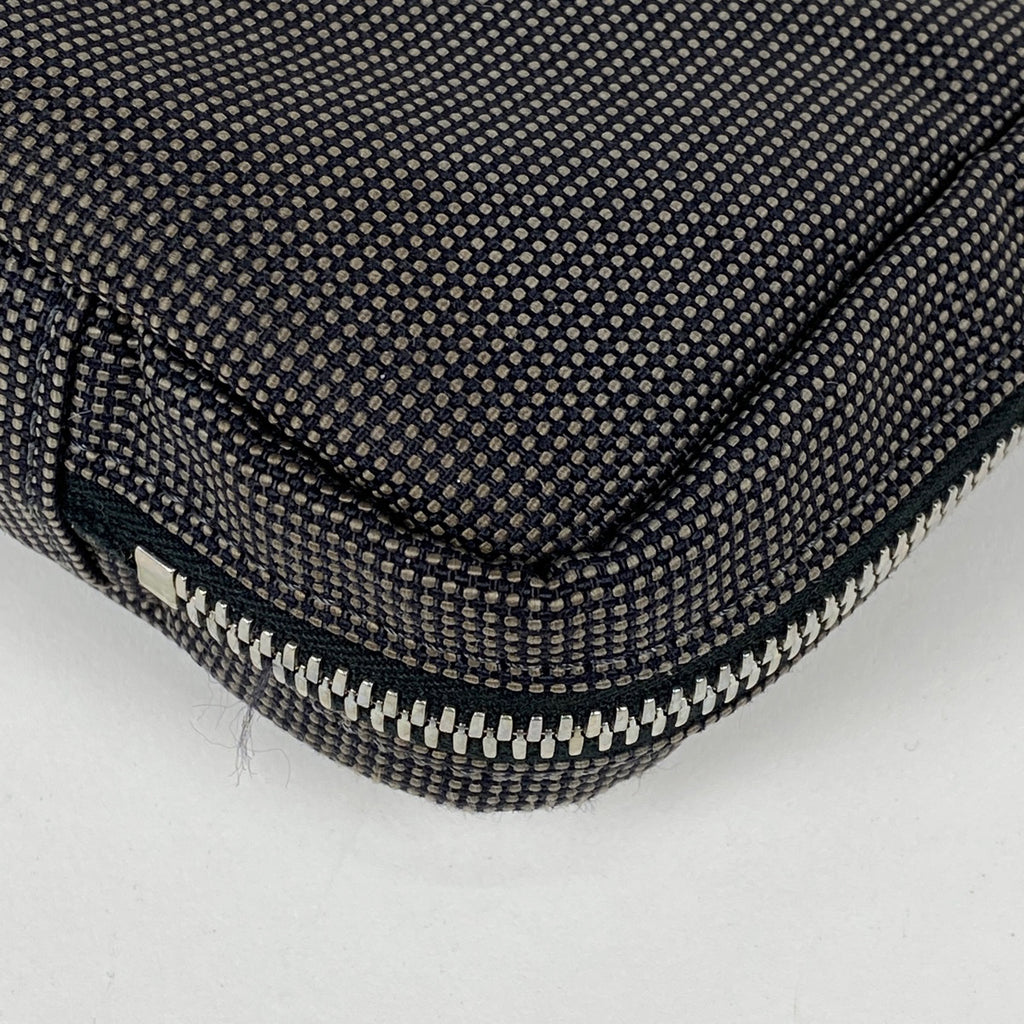 エルメス エールライン ビジネスバッグ ブリーフケース ハンドバッグ ビジネスバッグ キャンバス グレー メンズ 【中古】brbag