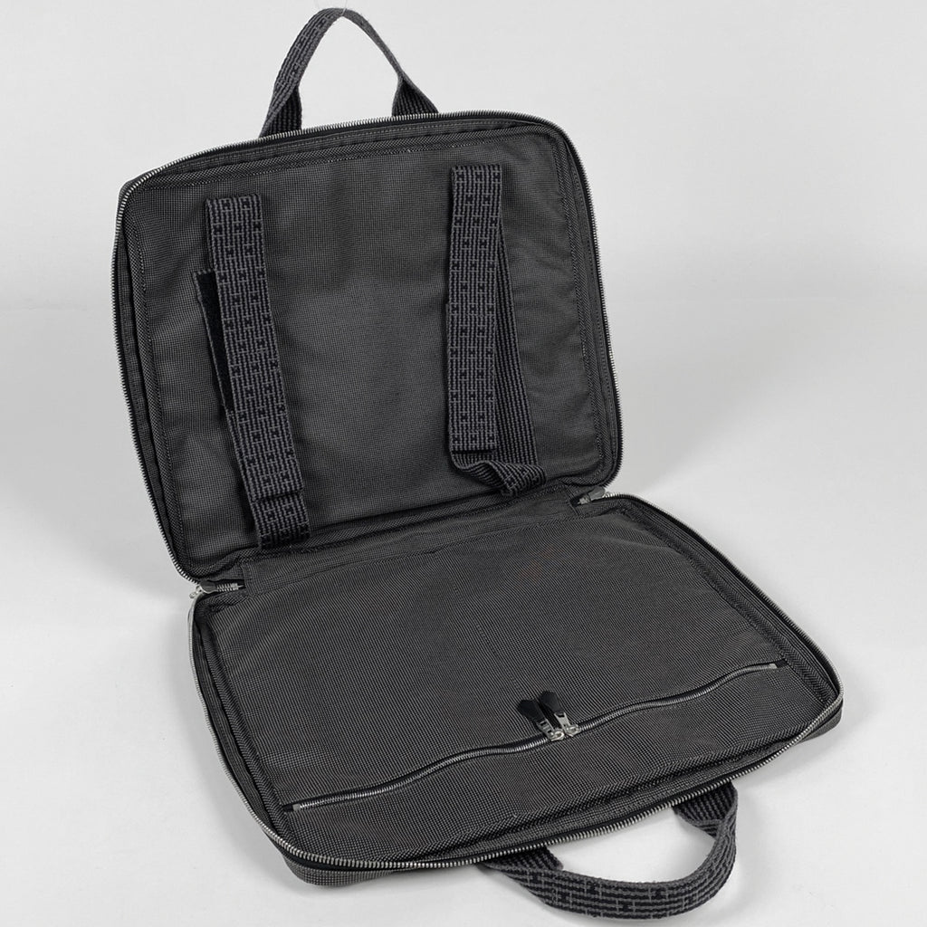 エルメス エールライン ビジネスバッグ ブリーフケース ハンドバッグ ビジネスバッグ キャンバス グレー メンズ 【中古】brbag