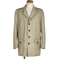 ルイ・ヴィトン ロゴボタン ジャケット テーラード コート モノグラムフラワー アウター その他ジャケット コットン ベージュ メンズ 【中古】brapp