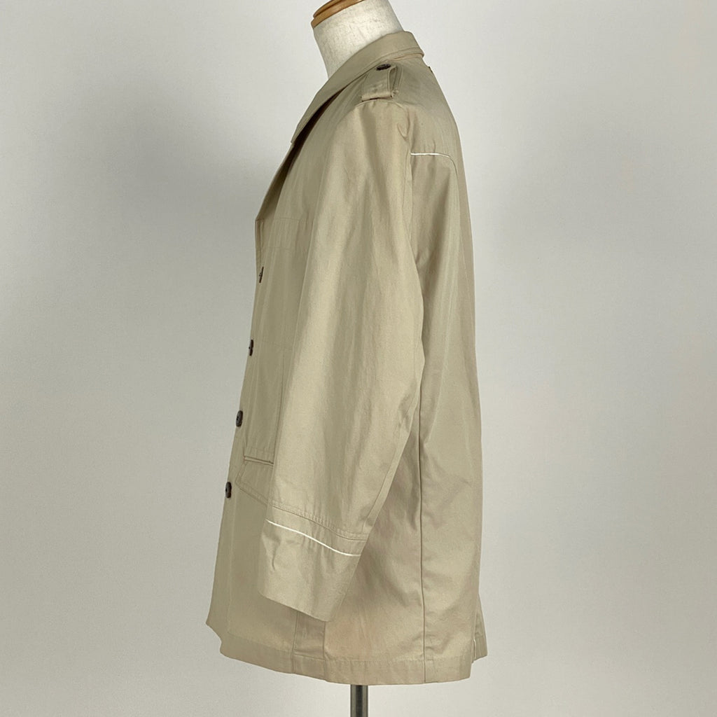 ルイ・ヴィトン ロゴボタン ジャケット テーラード コート モノグラムフラワー アウター その他ジャケット コットン ベージュ メンズ 【中古】brapp