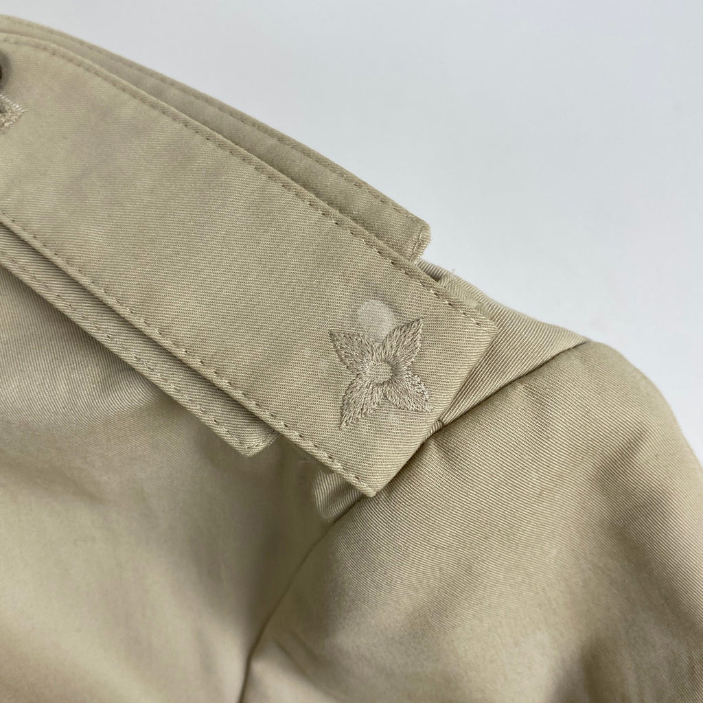 ルイ・ヴィトン ロゴボタン ジャケット テーラード コート モノグラムフラワー アウター その他ジャケット コットン ベージュ メンズ 【中古】brapp