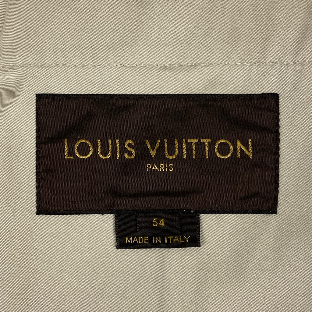 ルイ・ヴィトン ロゴボタン ジャケット テーラード コート モノグラムフラワー アウター その他ジャケット コットン ベージュ メンズ 【中古】brapp