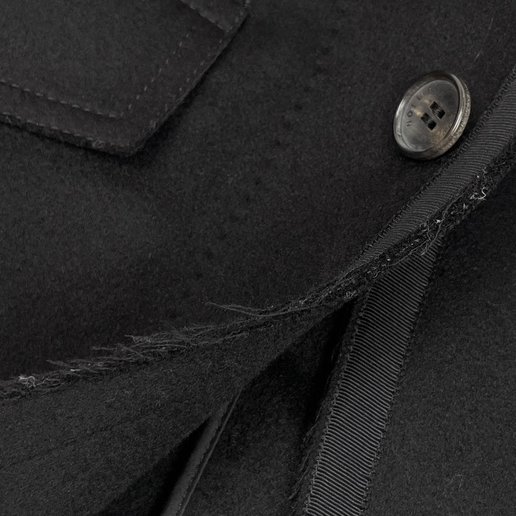 ルイ・ヴィトン テーラード ジャケット シングル アウター テーラードジャケット ウール カシミヤ ブラック メンズ 【中古】brapp