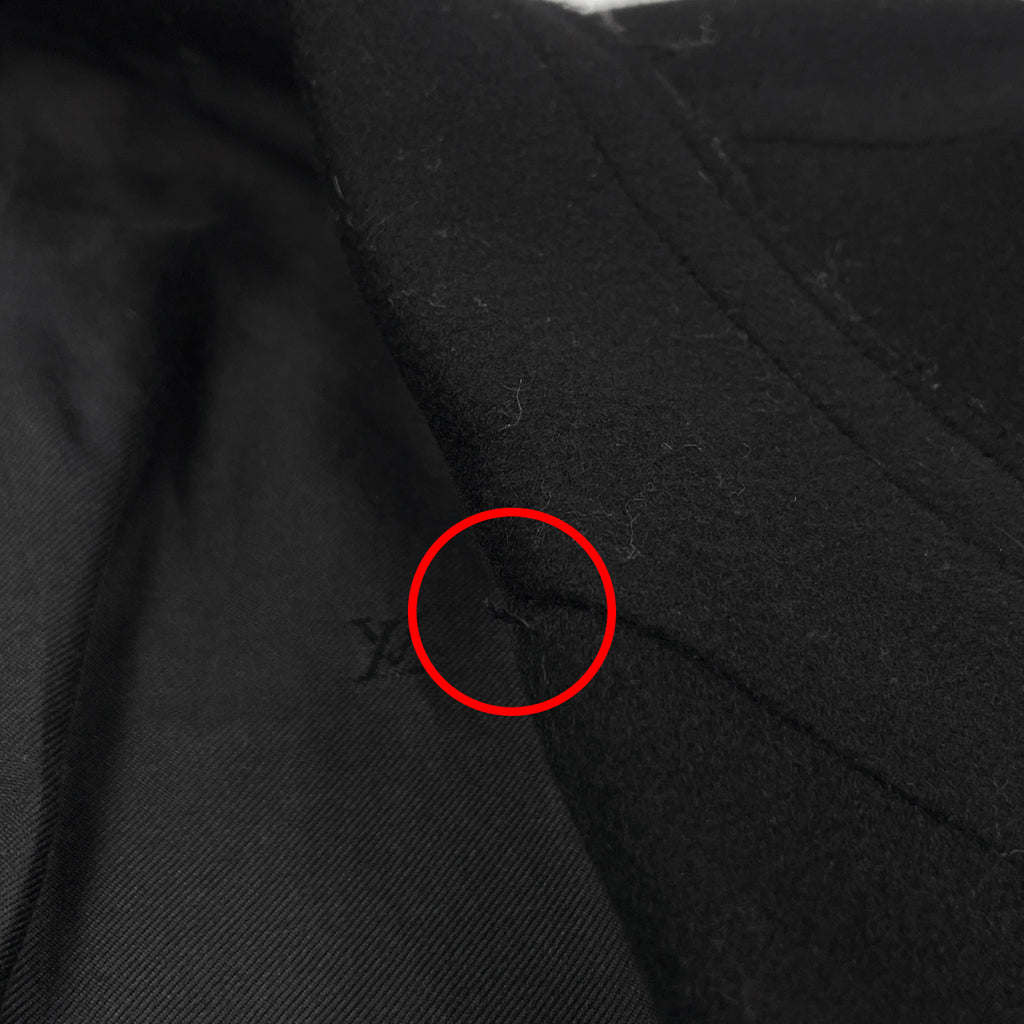 ルイ・ヴィトン テーラード ジャケット シングル アウター テーラードジャケット ウール カシミヤ ブラック メンズ 【中古】brapp