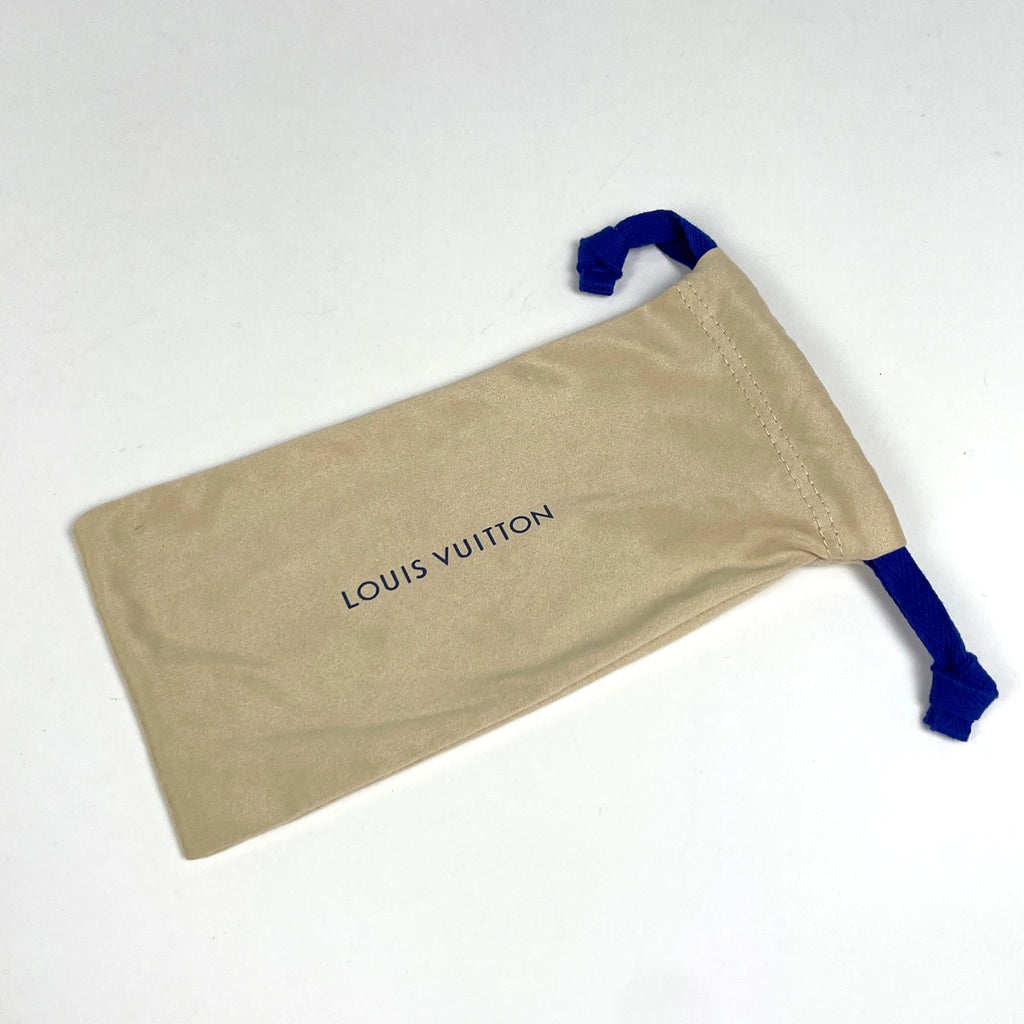 ルイ・ヴィトン LV プティ スプソン キャットアイ アイウェア グラデーション モノグラム サングラス メタル ゴールド ブラック Z1857E レディース 【中古】brbag