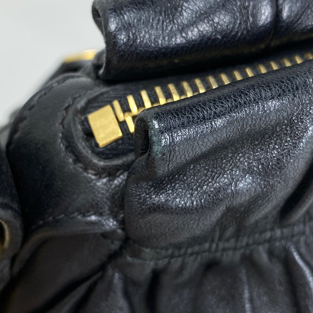 プラダ ロゴ ハンドバッグ 2WAY ショルダーバッグ ハンドバッグ レザー ネロ(ブラック) レディース 【中古】brbag