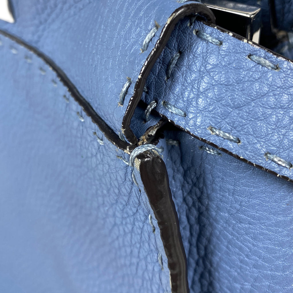 フェンディ ピーカブー ハンドバッグ 2WAY ショルダーバッグ セレリア ハンドバッグ レザー ブルー 8BN290 レディース 【中古】brbag