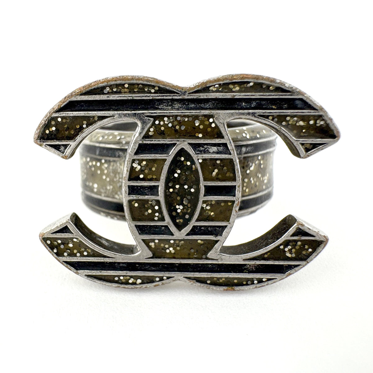 シャネル ココマーク リング CC 指輪 リング 13号 シルバーメッキ