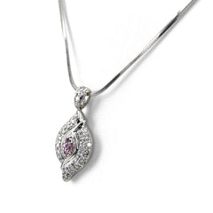 メレダイヤ デザインネックレス ネックレス Pt900 Pt850 ダイヤモンド レディース ノンブランドジュエリー 【中古】nbjwl