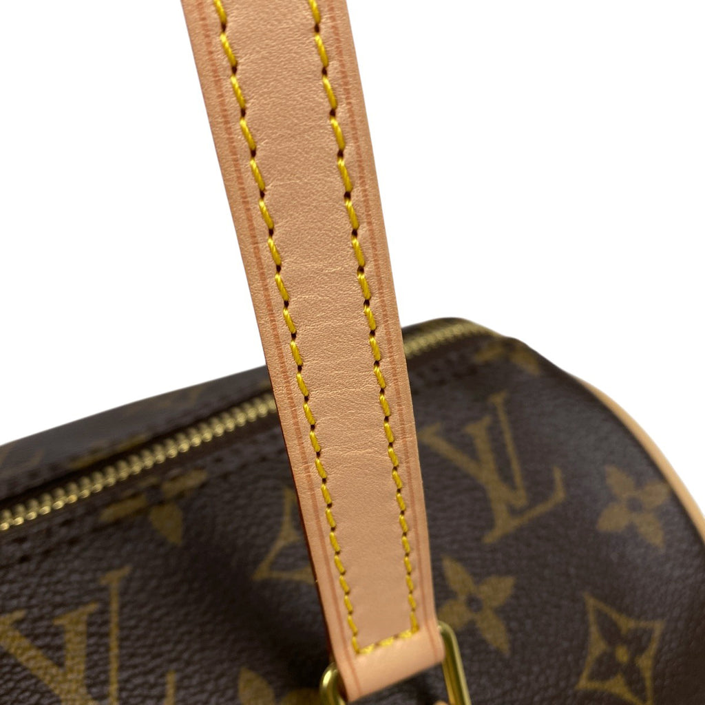 ルイ・ヴィトン パピヨン バレルバッグ 筒型 肩掛け ハンドバッグ モノグラム ブラウン M40711 レディース 【中古】brbag