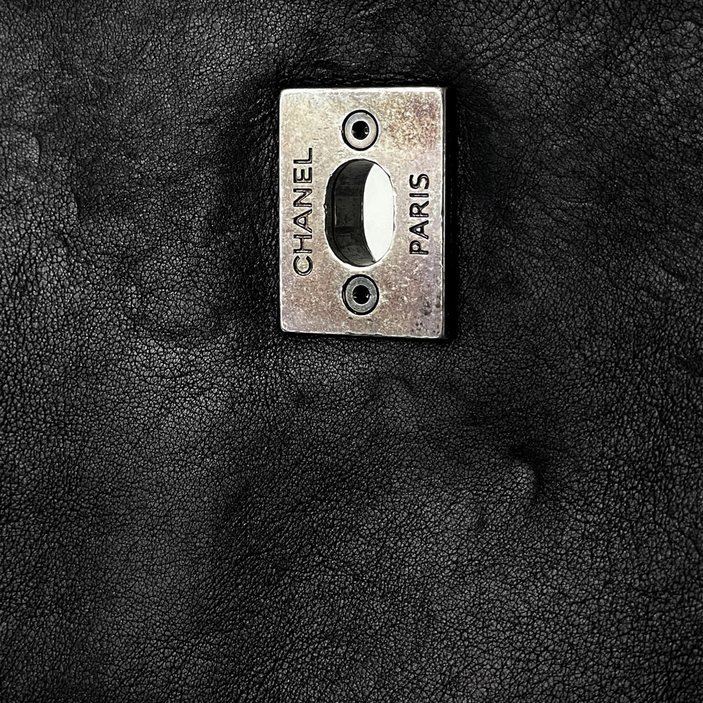 シャネル ココマーク チェーン ショルダーバッグ ワイルドステッチ ワンショルダー ショルダーバッグ レザー ブラック レディース 【中古】brbag